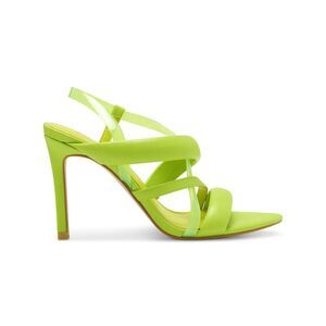 JESSICA SIMPSON Womens Green Krissta Stiletto Slip On Slingback Sandal 5 M